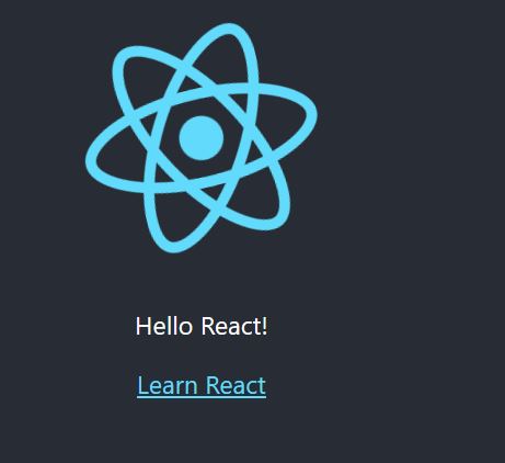 changed react page